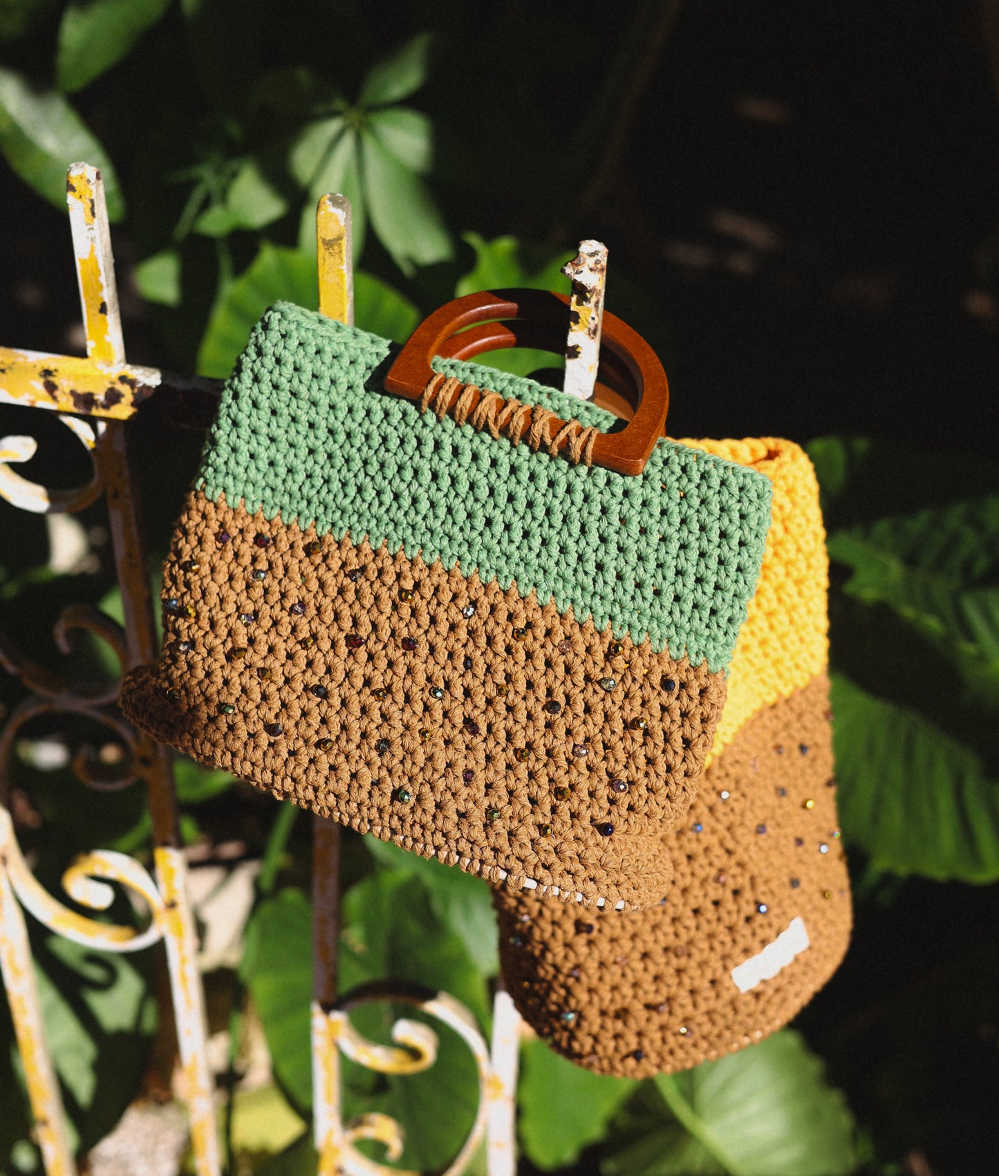 Saint-Eloi Oval Crochet Bag – Sun-Kissed Earth Collection